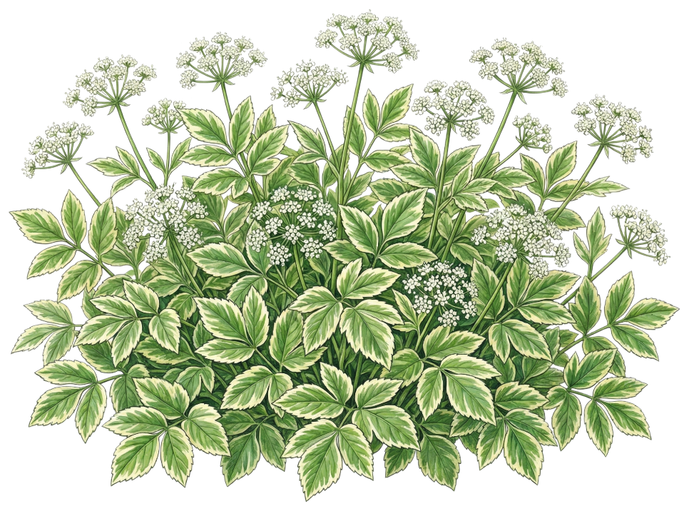 Сныть пестролистная 